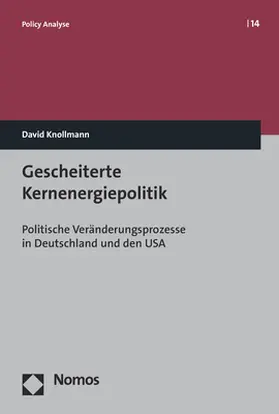 Knollmann |  Gescheiterte Kernenergiepolitik | Buch |  Sack Fachmedien