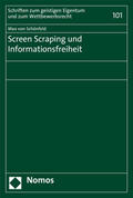 von Schönfeld |  Schönfeld, M: Screen Scraping und Informationsfreiheit | Buch |  Sack Fachmedien