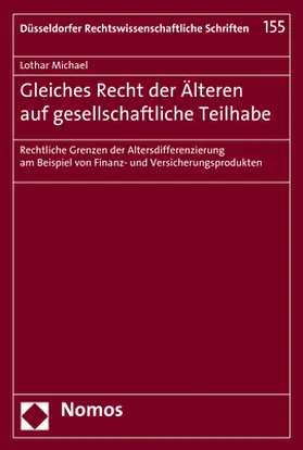 Michael |  Michael, L: Gleiches Recht der Älteren auf gesellschaftliche | Buch |  Sack Fachmedien