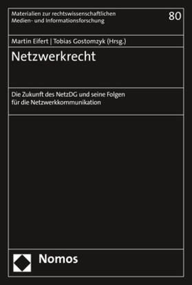 Eifert / Gostomzyk | Netzwerkrecht | Buch | 978-3-8487-5115-0 | sack.de