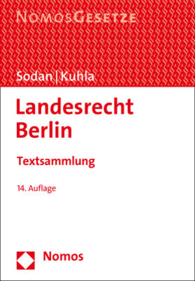 Sodan / Kuhla | Landesrecht Berlin | Buch | 978-3-8487-5214-0 | sack.de
