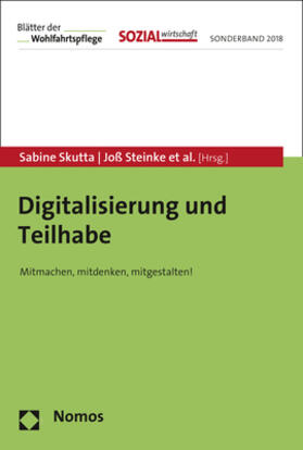 Skutta / Steinke | Digitalisierung und Teilhabe | Buch | 978-3-8487-5250-8 | sack.de