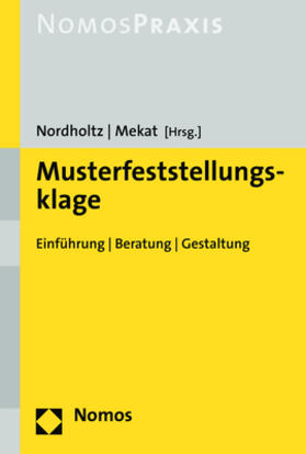 Nordholtz / Mekat | Musterfeststellungsklage | Buch | 978-3-8487-5255-3 | sack.de