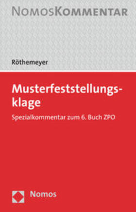 Röthemeyer | Musterfeststellungsklage | Buch | 978-3-8487-5256-0 | sack.de