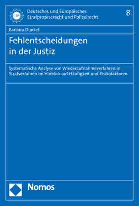 Dunkel | Fehlentscheidungen in der Justiz | Buch | 978-3-8487-5272-0 | sack.de