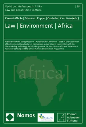 Kameri-Mbote / Paterson / Ruppel |  Law | Environment | Africa | Buch |  Sack Fachmedien