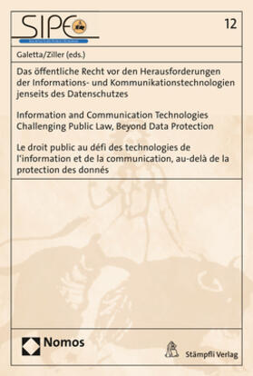 Galetta / Ziller | Das öffentliche Recht vor den Herausforderungen der Informat | Buch | 978-3-8487-5312-3 | sack.de