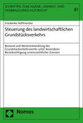 Hoffmeister |  Steuerung des landwirtschaftlichen Grundstücksverkehrs | Buch |  Sack Fachmedien
