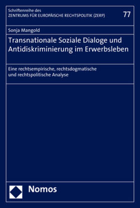 Mangold | Mangold, S: Transnationale Soziale Dialoge und Antidiskrimin | Buch | 978-3-8487-5321-5 | sack.de