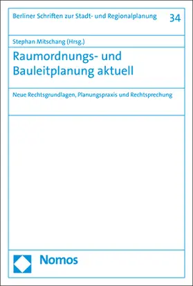 Mitschang |  Raumordnungs- und Bauleitplanung aktuell | Buch |  Sack Fachmedien
