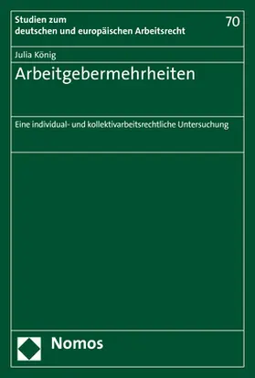 König |  Arbeitgebermehrheiten | Buch |  Sack Fachmedien