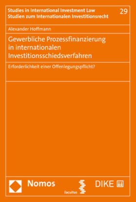 Hoffmann | Hoffmann, A: Gewerbliche Prozessfinanzierung | Buch | 978-3-8487-5392-5 | sack.de
