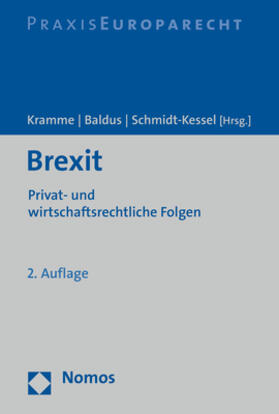 Kramme / Baldus / Schmidt-Kessel | Brexit | Buch | 978-3-8487-5438-0 | sack.de