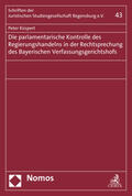 Küspert |  Küspert, P: Die parlamentarische Kontrolle des Regierungshan | Buch |  Sack Fachmedien