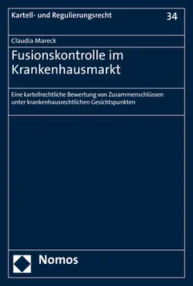 Mareck |  Fusionskontrolle im Krankenhausmarkt | Buch |  Sack Fachmedien