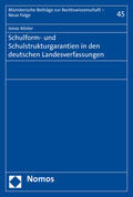 Köster |  Köster, J: Schulform- und Schulstrukturgarantien in den deut | Buch |  Sack Fachmedien