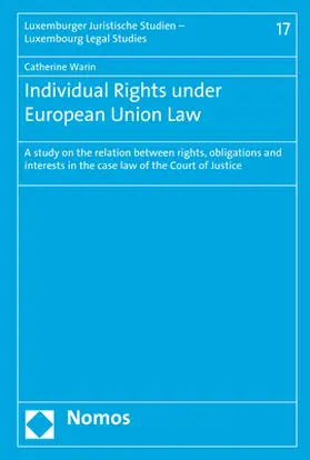Warin |  Individual Rights under European Union Law | Buch |  Sack Fachmedien