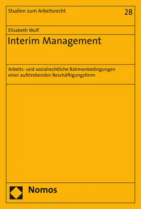 Wulf |  Interim Management | Buch |  Sack Fachmedien