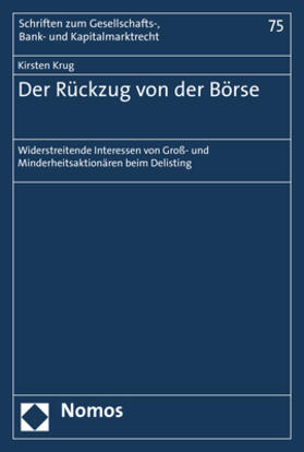 Krug | Krug, K: Rückzug von der Börse | Buch | 978-3-8487-5481-6 | sack.de