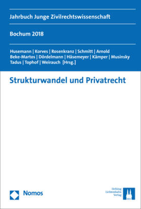 Husemann / Korves / Rosenkranz | Strukturwandel und Privatrecht | Buch | 978-3-8487-5494-6 | sack.de