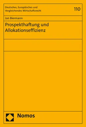 Biermann |  Prospekthaftung und Allokationseffizienz | Buch |  Sack Fachmedien