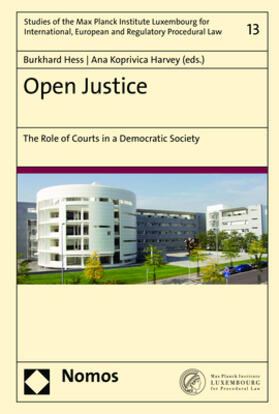 Hess / Koprivica Harvey |  Open Justice | Buch |  Sack Fachmedien