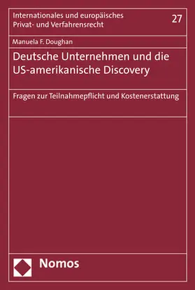 Doughan |  Deutsche Unternehmen und die US-amerikanische Discovery | Buch |  Sack Fachmedien