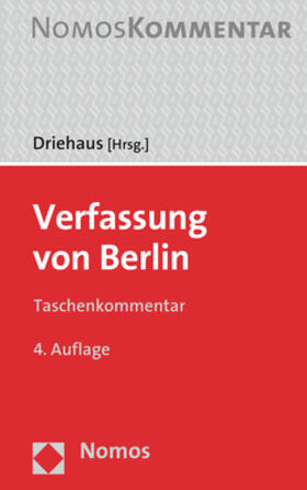Driehaus | Verfassung von Berlin | Buch | 978-3-8487-5595-0 | sack.de