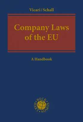 Vicari / Schall |  Company Laws of the EU | Buch |  Sack Fachmedien