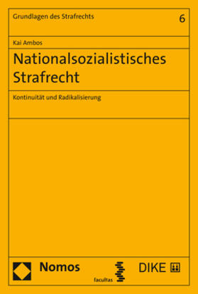 Ambos | Ambos, K: Nationalsozialistisches Strafrecht | Buch | sack.de