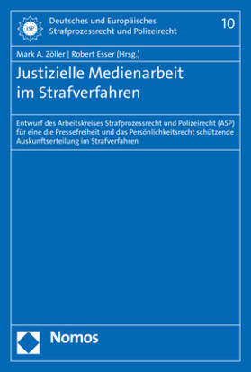 Zöller / Esser | Justizielle Medienarbeit im Strafverfahren | Buch | 978-3-8487-5643-8 | sack.de