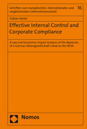 Hertel | Effective Internal Control and Corporate Compliance | Buch | 978-3-8487-5743-5 | sack.de