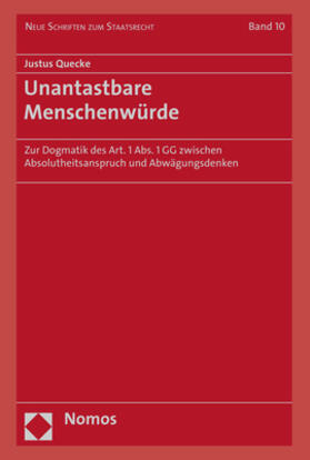 Quecke | Unantastbare Menschenwürde | Buch | 978-3-8487-5766-4 | sack.de