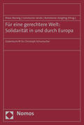 Barwig / Janda / Jüngling |  Für eine gerechtere Welt: Solidarität in und durch Europa | Buch |  Sack Fachmedien