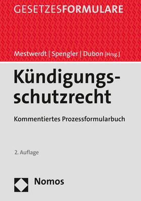 Mestwerdt / Spengler / Dubon |  Kündigungsschutzrecht | Buch |  Sack Fachmedien