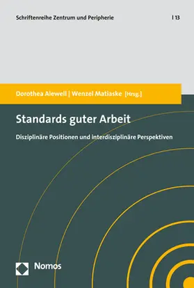 Alewell / Matiaske |  Standards guter Arbeit | Buch |  Sack Fachmedien