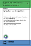 CEDR / Norer |  Agriculture and Competition | Buch |  Sack Fachmedien