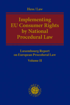 Hess / Law |  Impediments of National Procedural Law to the Free Movement of Judgments | Buch |  Sack Fachmedien