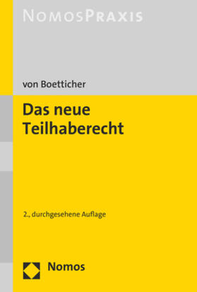 von Boetticher | Das neue Teilhaberecht | Buch | 978-3-8487-5877-7 | sack.de