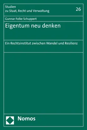 Schuppert |  Eigentum neu denken | Buch |  Sack Fachmedien