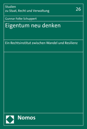 Schuppert | Eigentum neu denken | Buch | 978-3-8487-5879-1 | sack.de