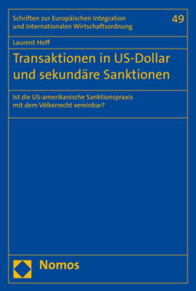 Hoff | Transaktionen in US-Dollar und sekundäre Sanktionen | Buch | 978-3-8487-5890-6 | sack.de