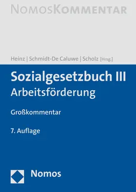 Heinz / Schmidt-De Caluwe / Scholz | Sozialgesetzbuch III: SGB III | Buch | 978-3-8487-5896-8 | sack.de