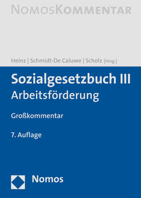 Heinz / Schmidt-De Caluwe / Scholz | Sozialgesetzbuch III: SGB III | Buch | sack.de