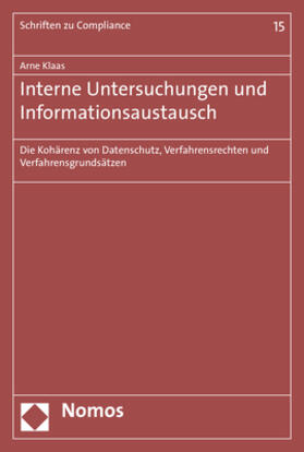 Klaas | Interne Untersuchungen und Informationsaustausch | Buch | 978-3-8487-5932-3 | sack.de