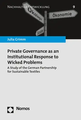 Grimm |  Private Governance as an Institutional Response to Wicked Problems | Buch |  Sack Fachmedien