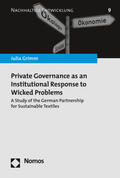 Grimm |  Private Governance as an Institutional Response to Wicked Problems | Buch |  Sack Fachmedien