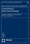 Popelier / Xanthaki / Robinson |  Lawmaking in Multi-level Settings | Buch |  Sack Fachmedien