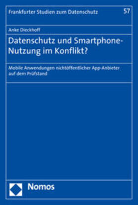 Dieckhoff | Datenschutz und Smartphone-Nutzung im Konflikt? | Buch | 978-3-8487-5965-1 | sack.de