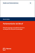 Reiher |  Parlamentarier als Beruf | Buch |  Sack Fachmedien